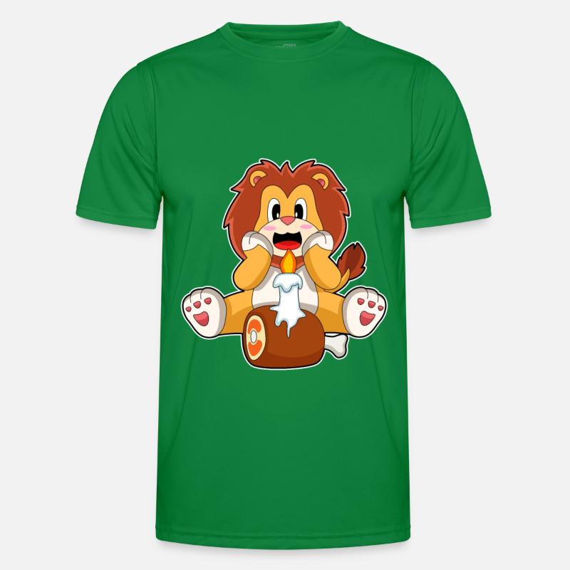 Löwe Geburtstagsgeschenk Männer Funktions-T-Shirt