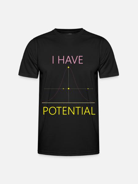Future Physicist Science Nerd I - Men's Functional T-Shirt - black
