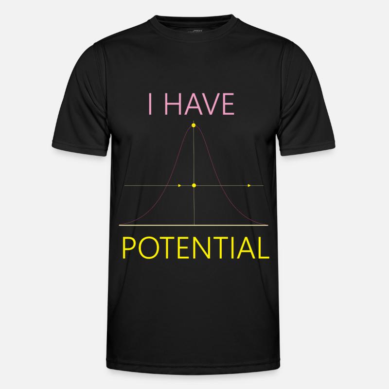 Future Physicist Science Nerd I - Men's Functional T-Shirt - black