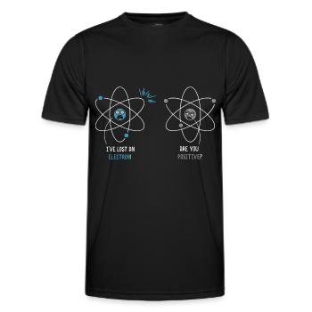 Quantenphysik Wissenschaft Formel - Männer Funktions-T-Shirt - Schwarz - Vorne - AI Model Male 178 dark (178cm)
