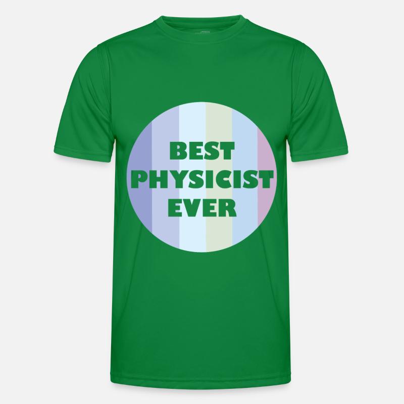 Retro Physics Lover Educational Männer Funktions-T-Shirt