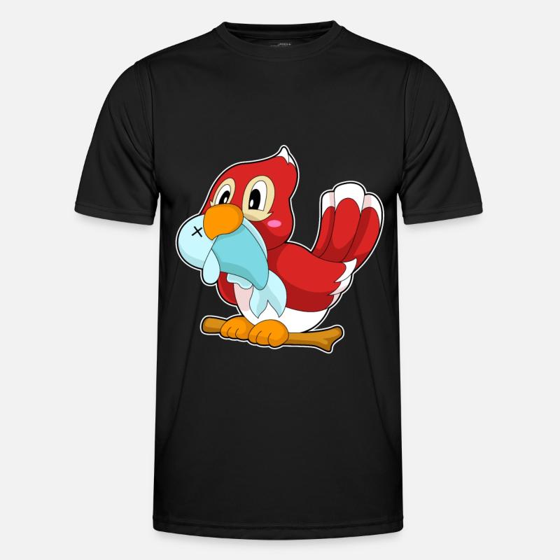 Parrot fish - Men's Functional T-Shirt - black