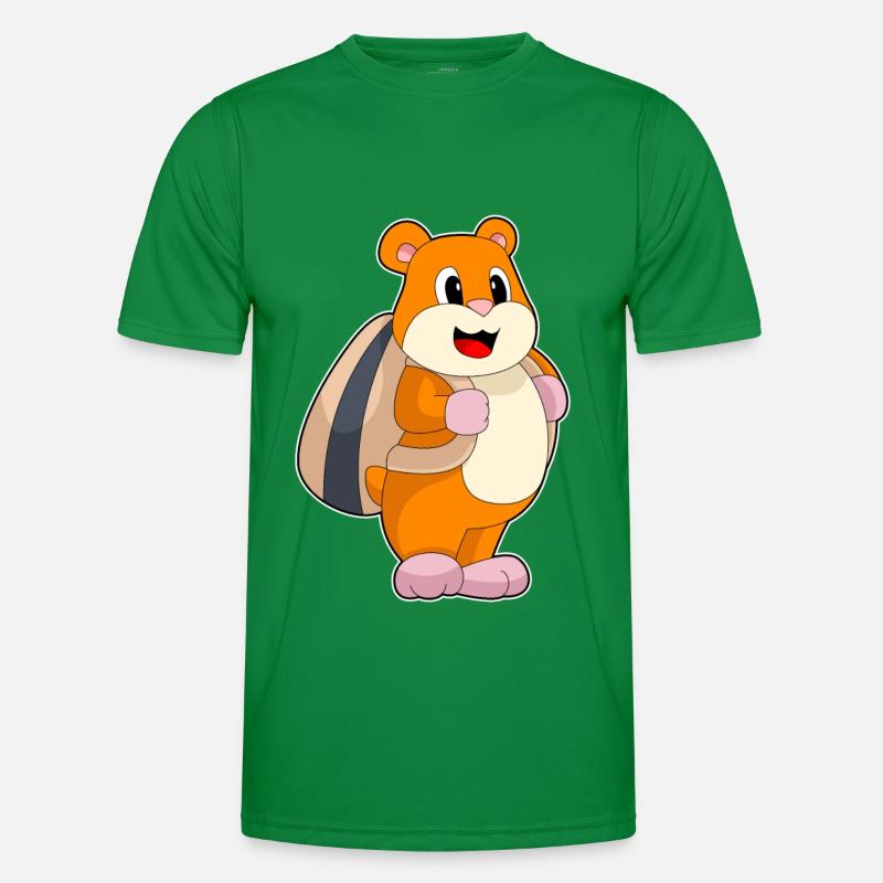 Hamster Samen Rucksack Männer Funktions-T-Shirt