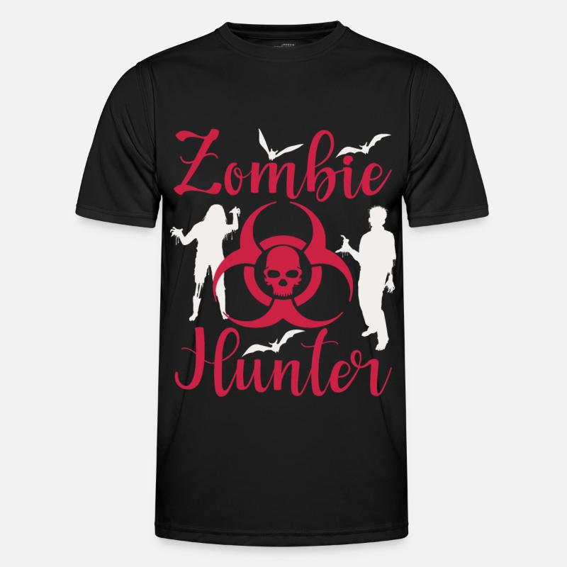 Zombie Hunter Halloween Zombie Jäger Men's Functional T-Shirt