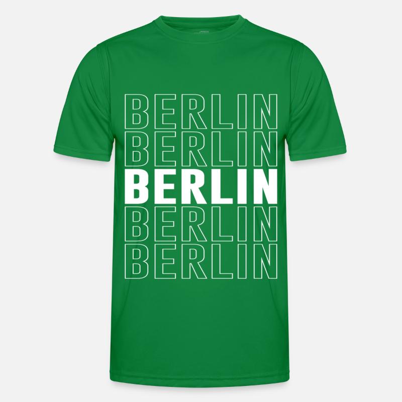 Berlin Font Germany Men's Functional T-Shirt