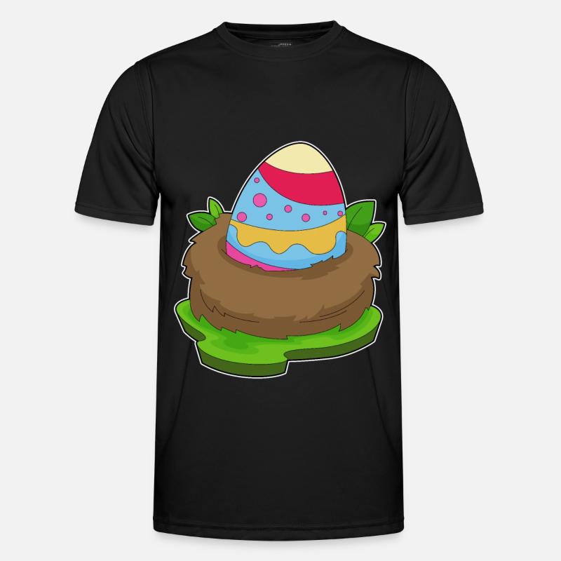 Easter Easter Egg Nest - Men's Functional T-Shirt - black