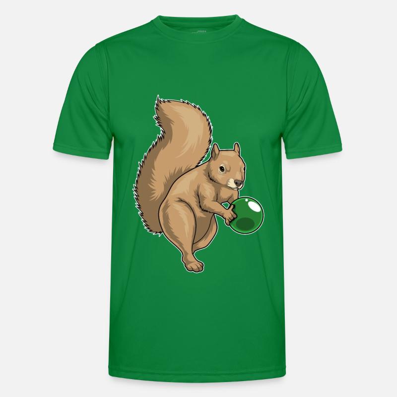 Boule de bowling Squirrel T-shirt sport Homme