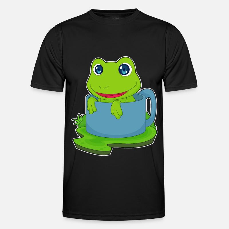 Frog Mug - Men's Functional T-Shirt - black