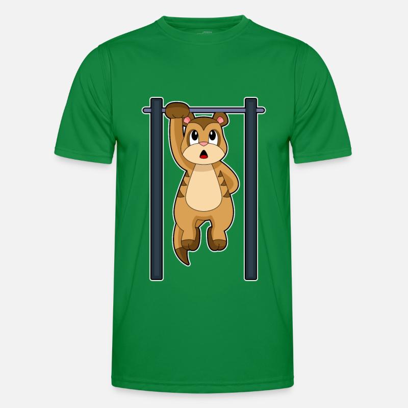 Suricate Bodybuilder Tractions Musculation T-shirt sport Homme