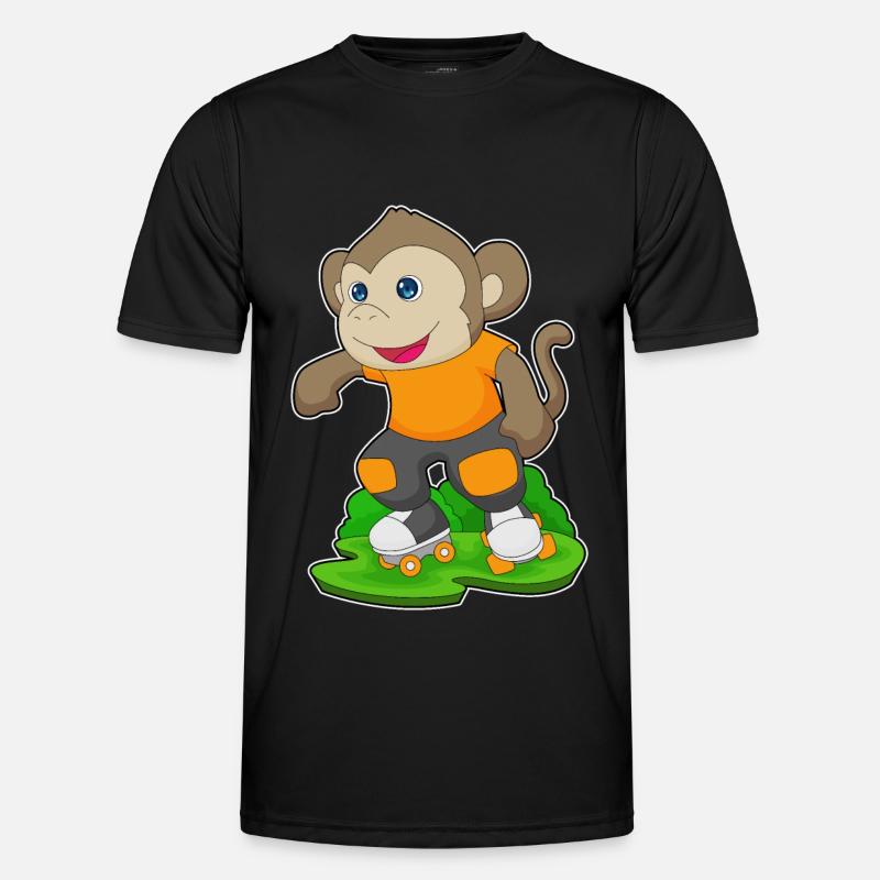 Monkey Rollers Rollers Rollers - T-shirt sport Homme - noir