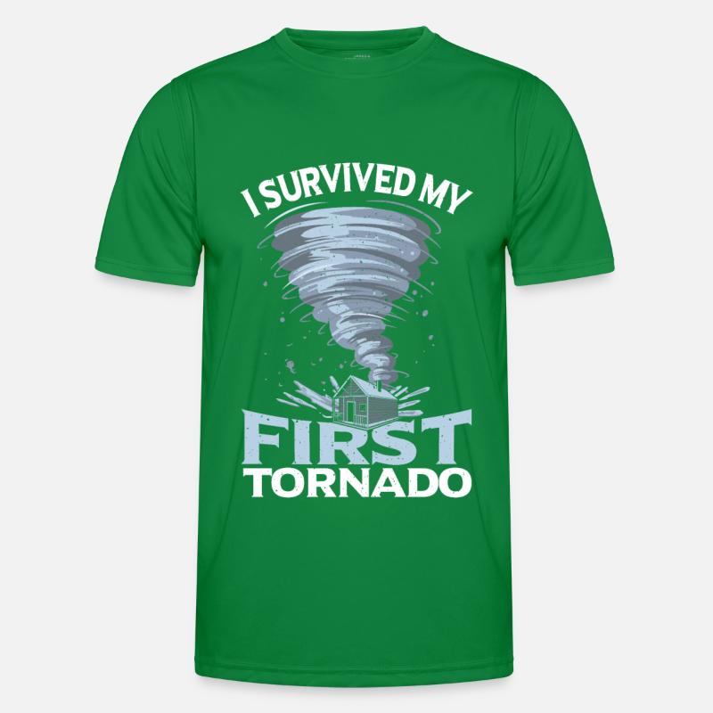 Tornade Tornade Météo Tempête Temps violent T-shirt sport Homme