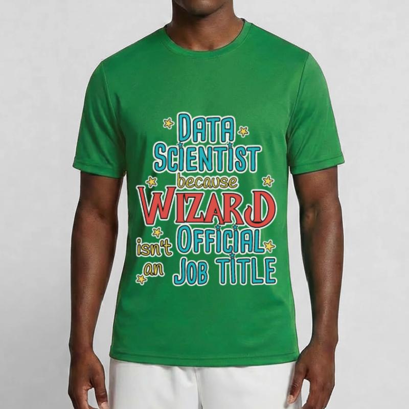 Data Scientist Wizard Data Science Men's Functional T-Shirt