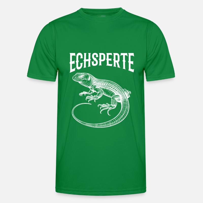 Echsperte Leguan Männer Funktions-T-Shirt