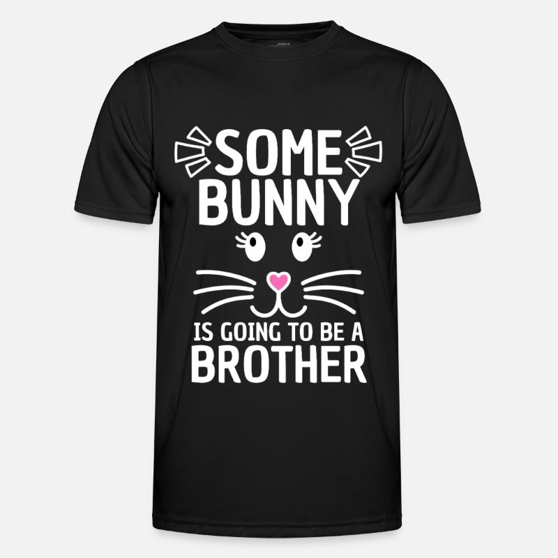 Funny Easter Saying Brother Easter - Men's Functional T-Shirt - black