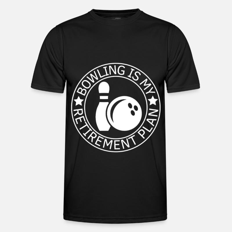 Bowling Retirement Saying Retiree - Men's Functional T-Shirt - black