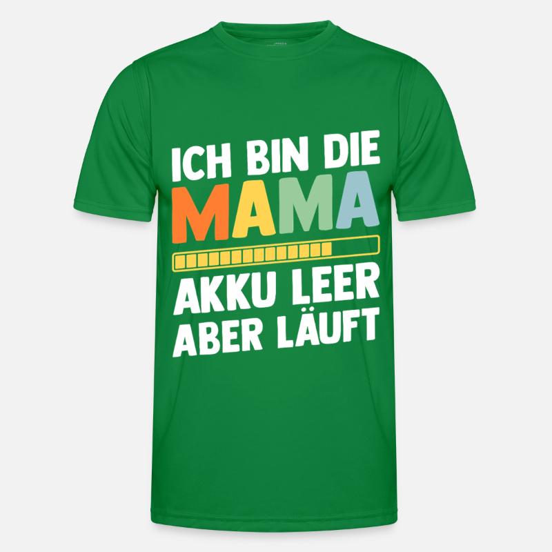 Mutter Team Mama Männer Funktions-T-Shirt