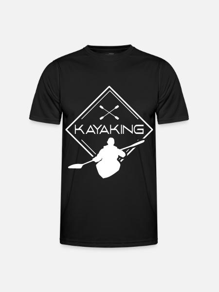 Kayak Kayaker Kayaking Kayak Kayaking - Men's Functional T-Shirt - black