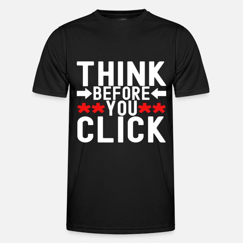 Programmierer Cyber Security - Männer Funktions-T-Shirt - Schwarz