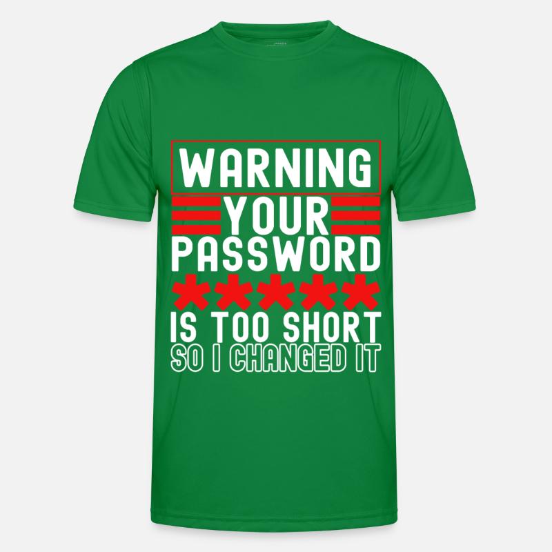 Programmierer Cyber Security Männer Funktions-T-Shirt