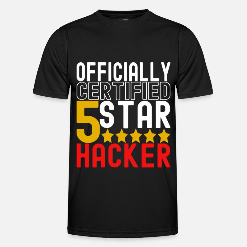 Programmer Cyber Security - Men's Functional T-Shirt - black