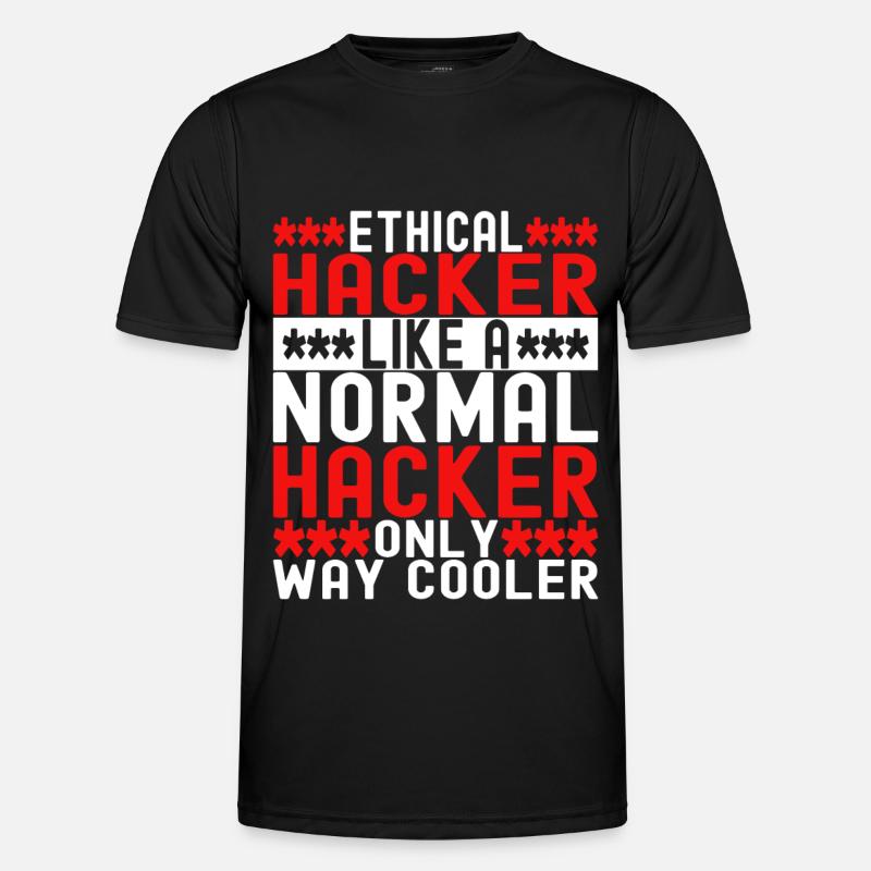 Programmer Cyber Security - Men's Functional T-Shirt - black