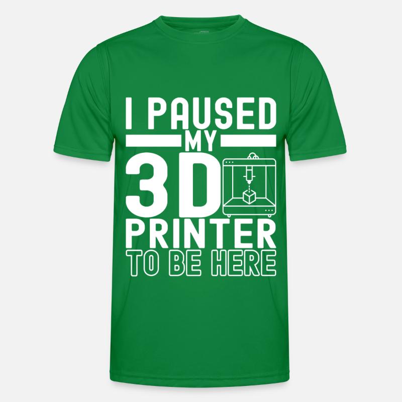 Impression 3D T-shirt sport Homme
