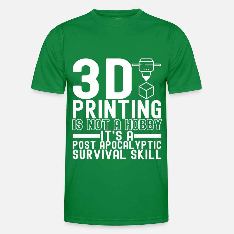 Impression 3D T-shirt sport Homme