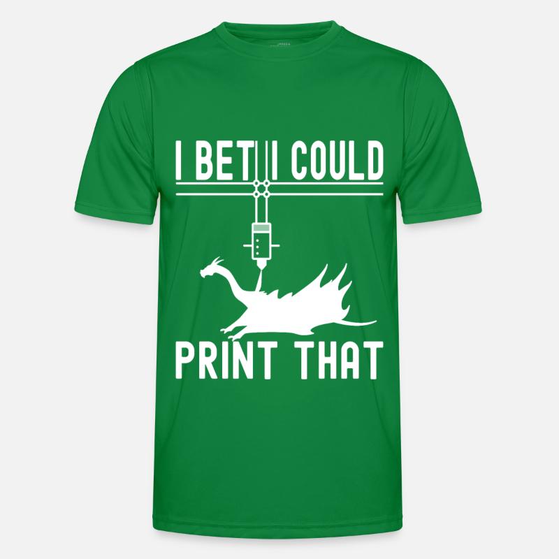 Impression 3D T-shirt sport Homme