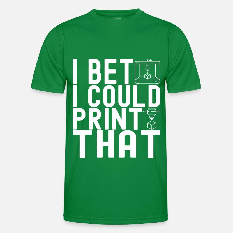 Impression 3D T-shirt sport Homme