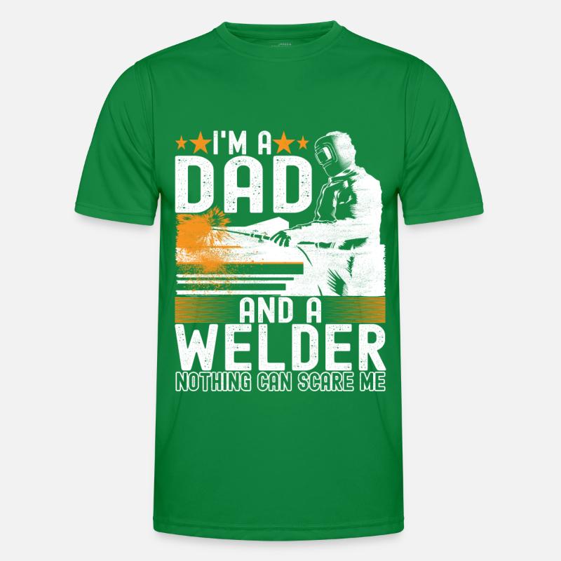 Welder welding Men's Functional T-Shirt