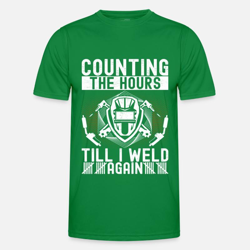 Welder welding Men's Functional T-Shirt