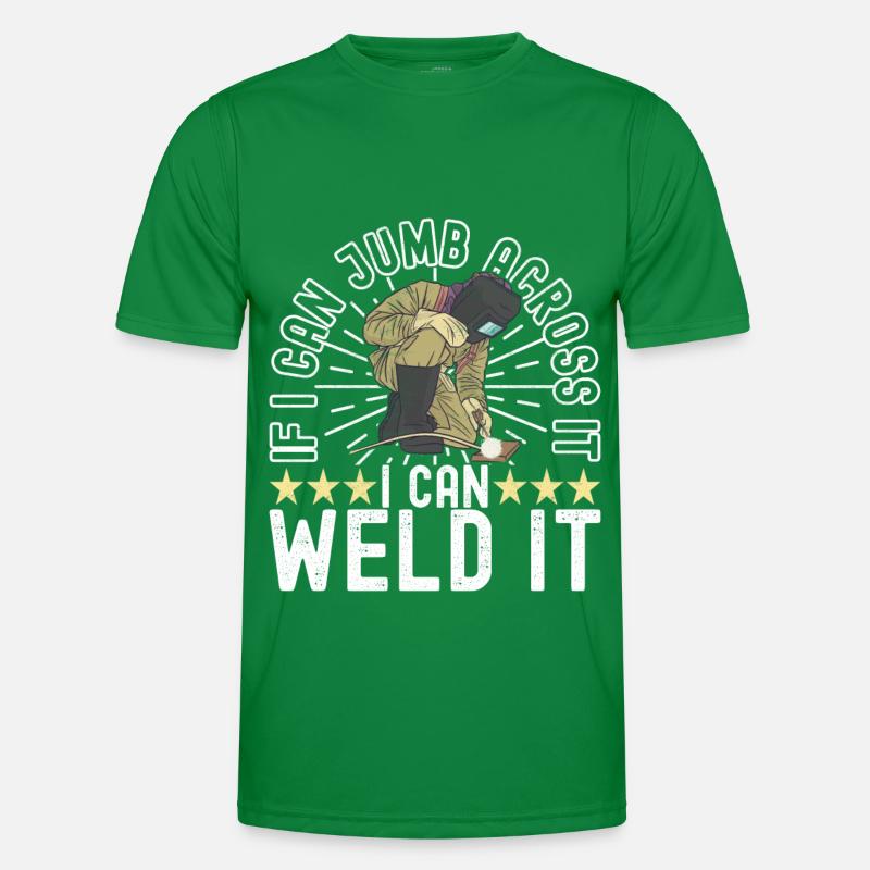 Welder welding Men's Functional T-Shirt