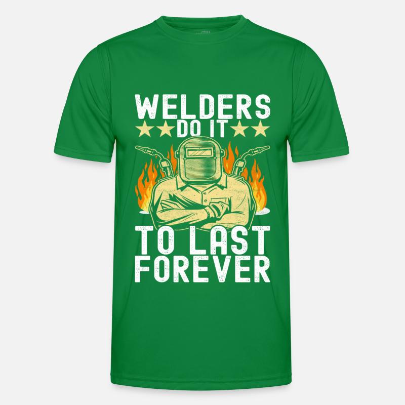Welder welding Men's Functional T-Shirt