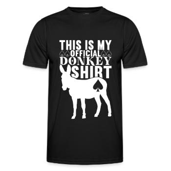 Poker Poker Player Casino - T-shirt sport Homme - noir - Devant - AI Model Male 178 dark (178cm)