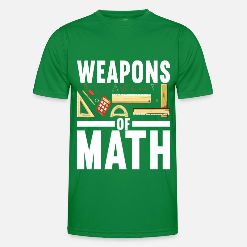 Math Teacher Men's Functional T-Shirt