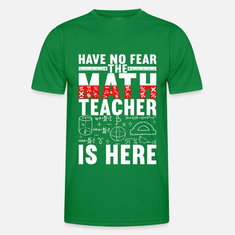 Math Teacher Men's Functional T-Shirt