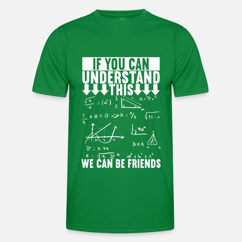 Mathe Mathelehrer Männer Funktions-T-Shirt