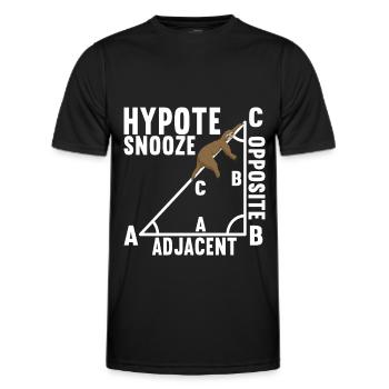 Mathe Mathelehrer - Männer Funktions-T-Shirt - Schwarz - Vorne - AI Model Male 178 dark (178cm)