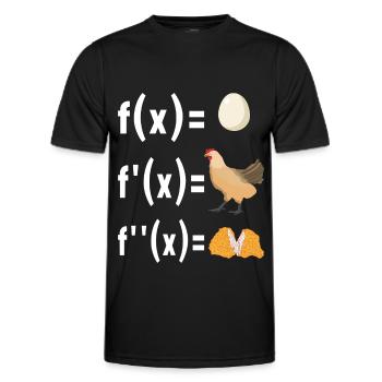 Mathe Mathelehrer - Männer Funktions-T-Shirt - Schwarz - Vorne - AI Model Male 178 dark (178cm)