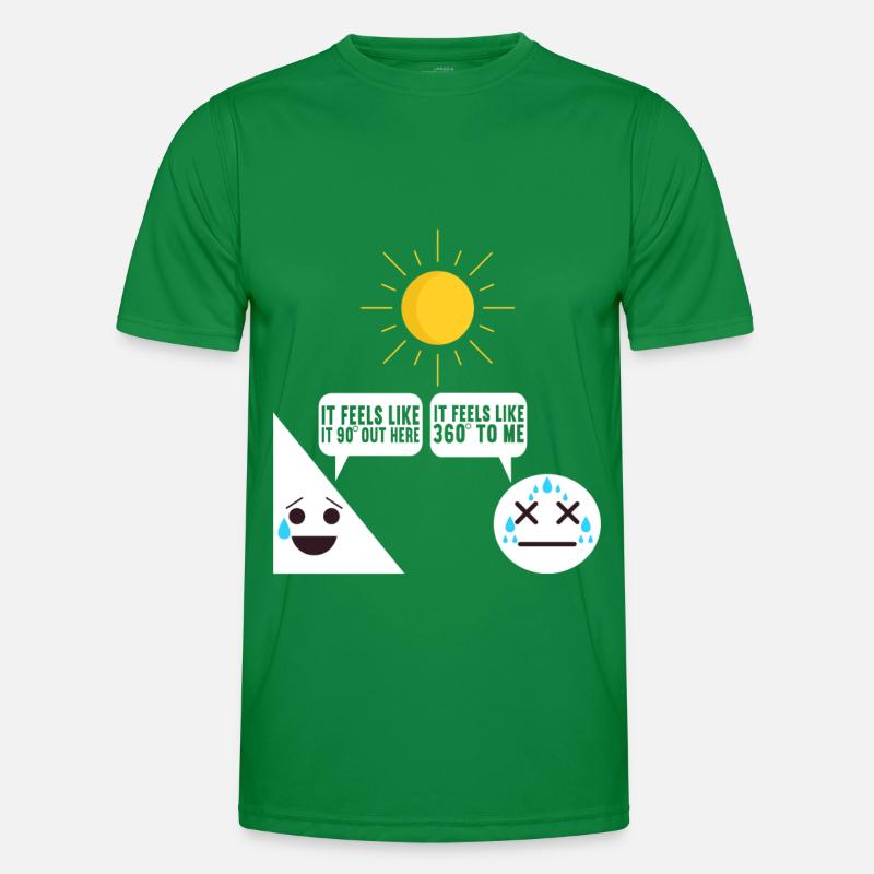 Math Teacher Men's Functional T-Shirt