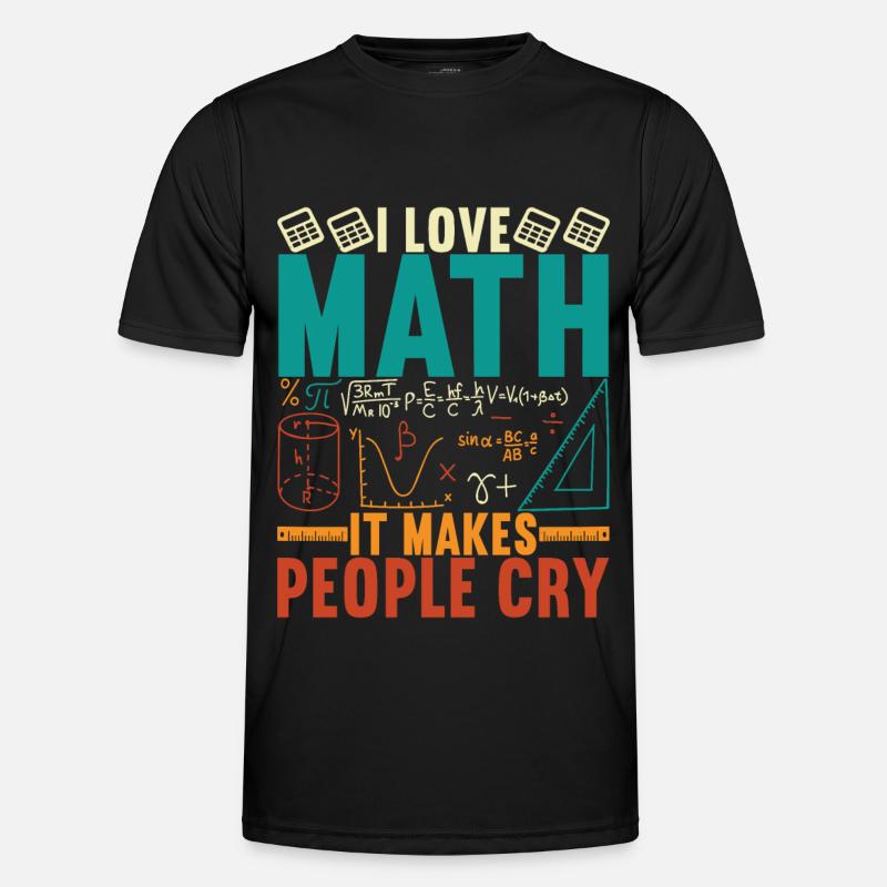 Math Teacher Men's Functional T-Shirt