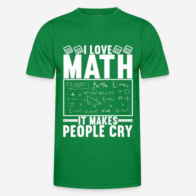 Math Teacher Men's Functional T-Shirt