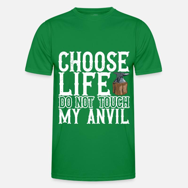 Enclume de forge forgeuse T-shirt sport Homme