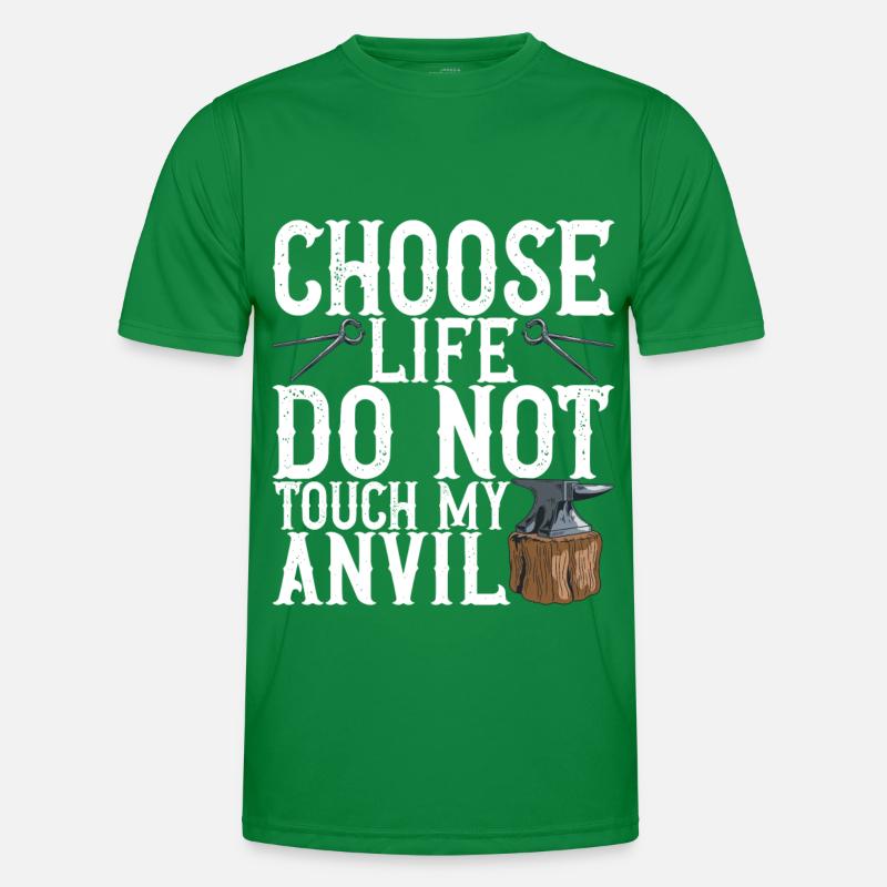 Enclume de forge forgeuse T-shirt sport Homme