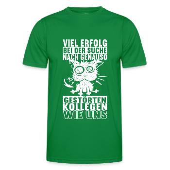 Abschiedsgeschenk Kollege Jobwechsel - Männer Funktions-T-Shirt - Kelly Green - Vorne - AI Model Male 178 dark (178cm)