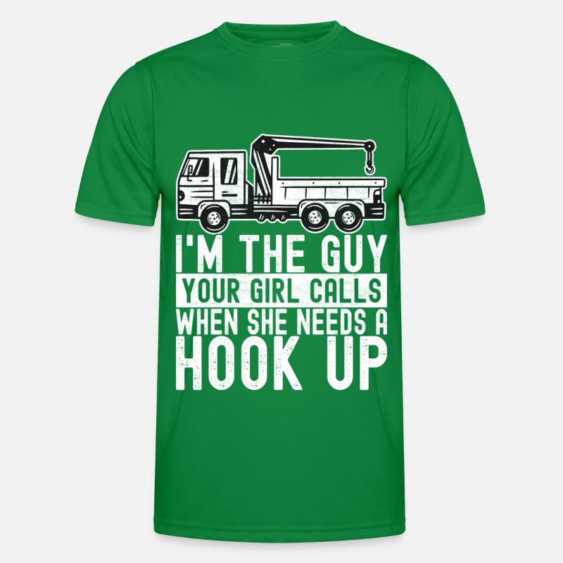 Abschleppwagen Abschleppdienst Männer Funktions-T-Shirt