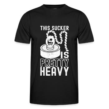 Magnet Fischer Magnet Fischen - Männer Funktions-T-Shirt - Schwarz - Vorne - AI Model Male 178 dark (178cm)