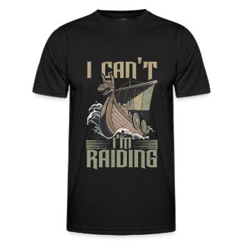 Mythologie nordique des Vikings - T-shirt sport Homme - noir - Devant - AI Model Male 178 dark (178cm)