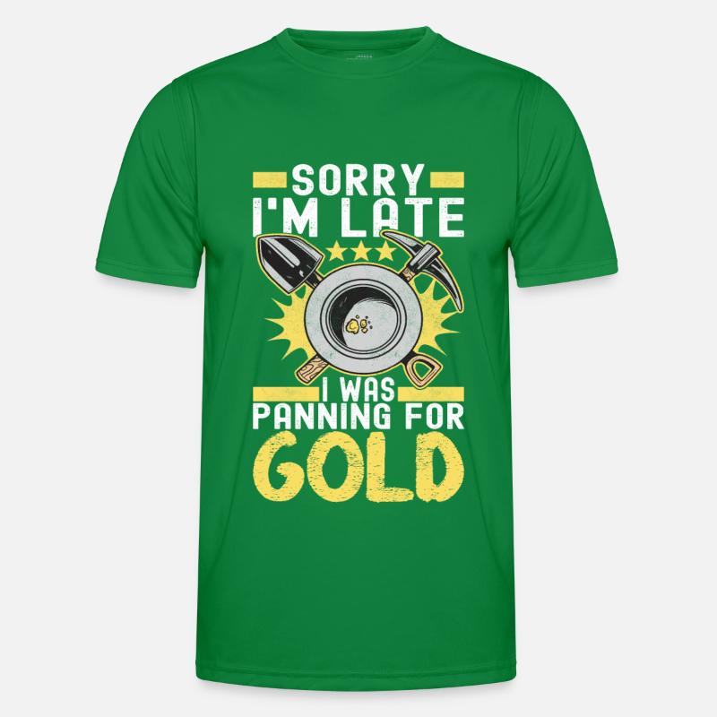 Gold Diggers Gold Mining Men's Functional T-Shirt