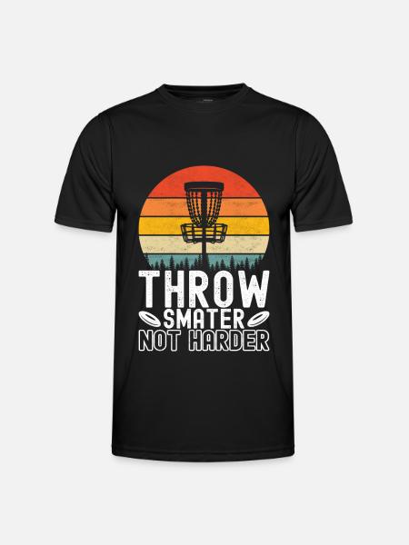 Disc Golf Disc Golfer - Men's Functional T-Shirt - black